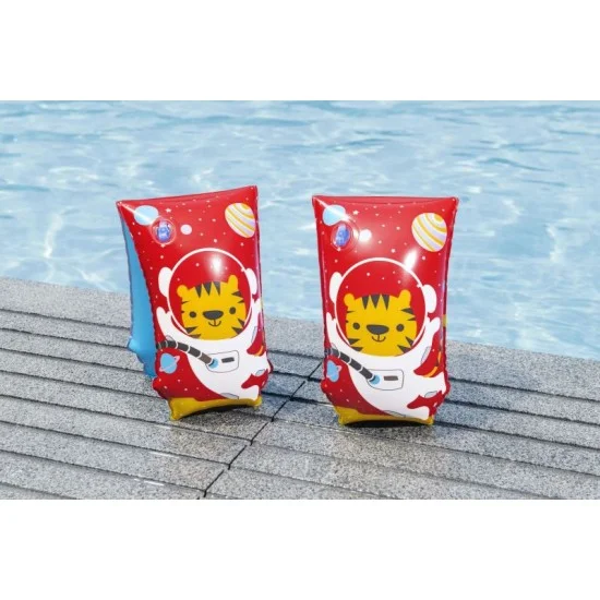 Bestway 30cm x 15cm aquatic life armbands (contents:1 pair of armbands.) age 5-12